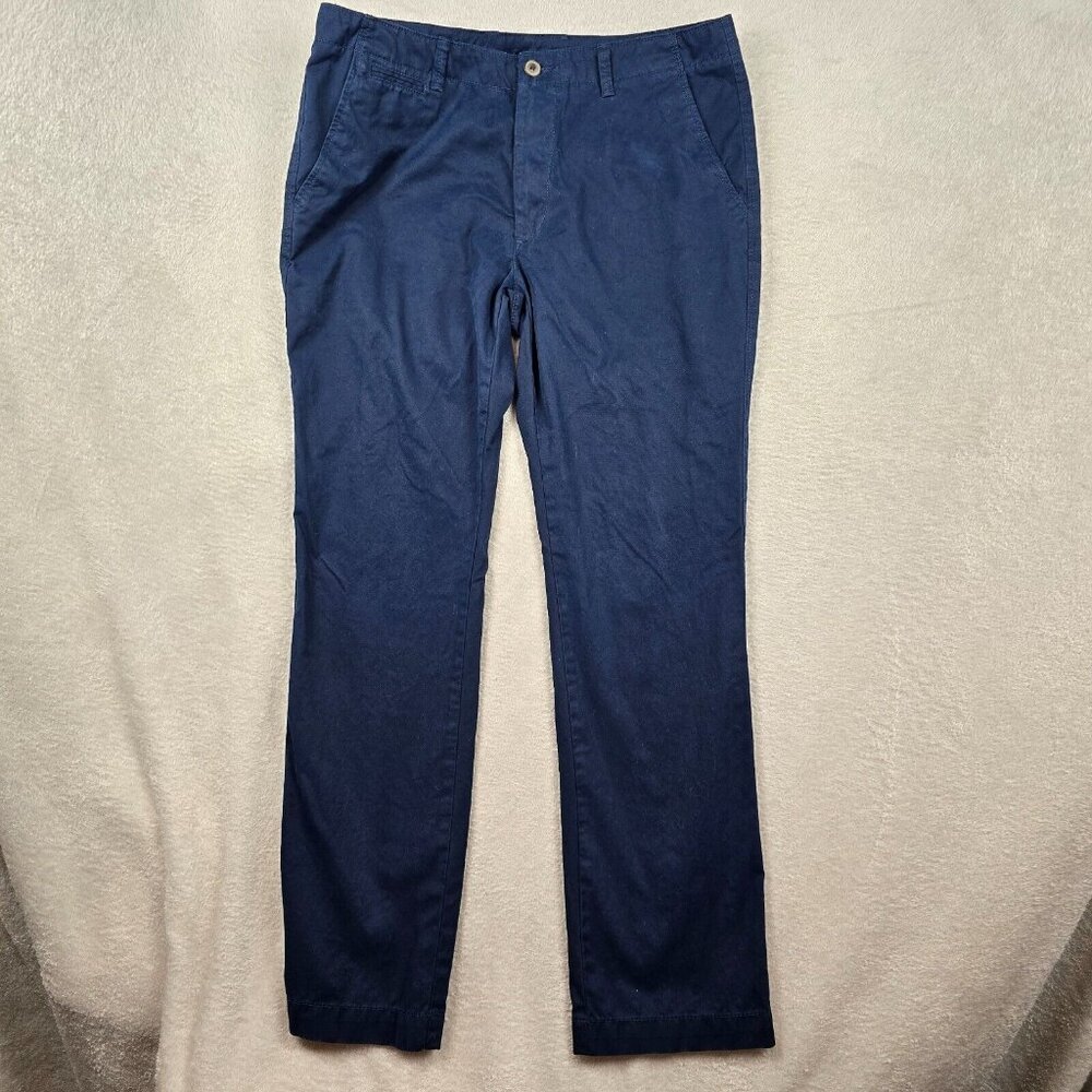 JC Penney Blue Pants Mens Size 36x34 Twill Chino Dress Business Casual Classic